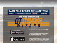 Tablet Screenshot of gttuningwizard.com